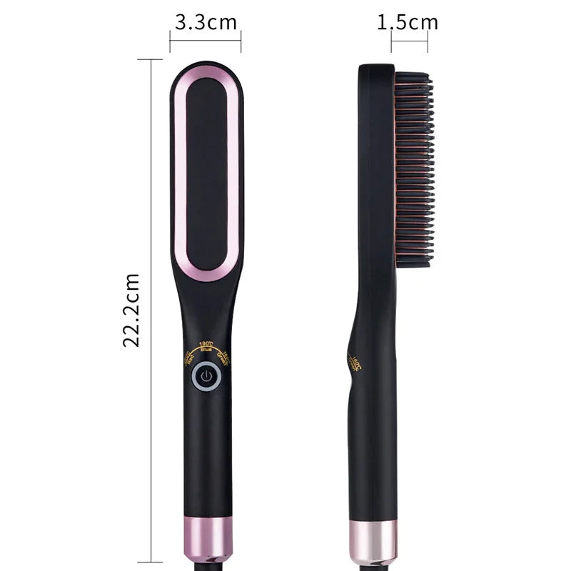 Multifunctional Electric Hair Comb Brush Beard Straightener Hair Straighten Beard Straightening Comb Quick Hair Styler For Men