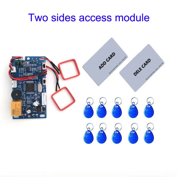 RFID Two Way Embedded Door Access Control Access Control Two Side Swipe Card  With 2pcs Mother Card 10pcs Em Key Fob Min:1pcs