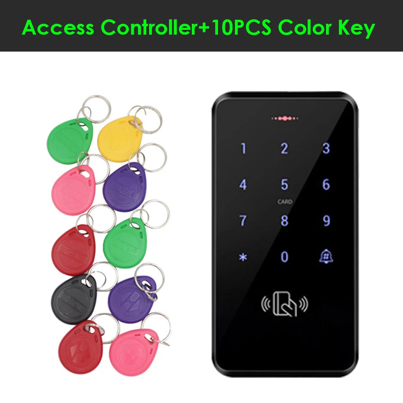 Waterproof 125KHZ Door Access Control System Kit RFID Touch Keypad Electric Magnetic Lock WG 26/34 3000 user with Access Power