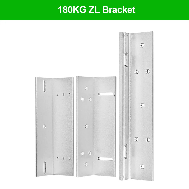 12V Electromagnetic Locks 180KG/350lbs Electric Magnetic Lock ZL U Bracket for Electronic Door Access Control System Waterproof