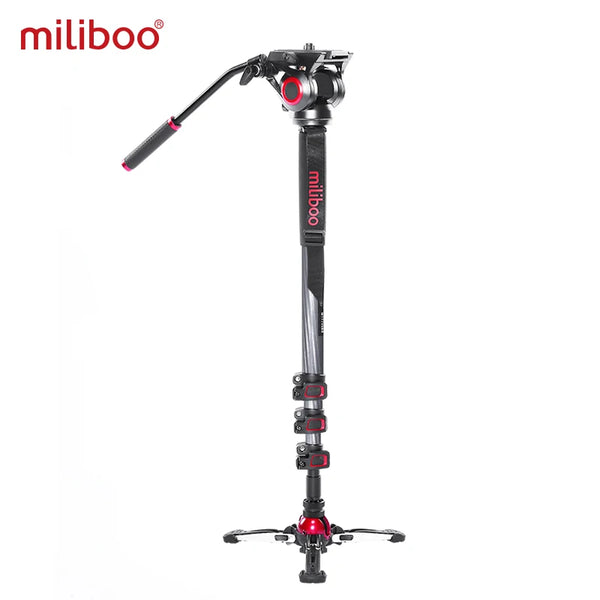 miliboo MTT705II Portable Carbon Fiber Tripod Monopod for ProfessionalCamera Camcorder/Video/DSLR Stand,Half Price of Manfrotto