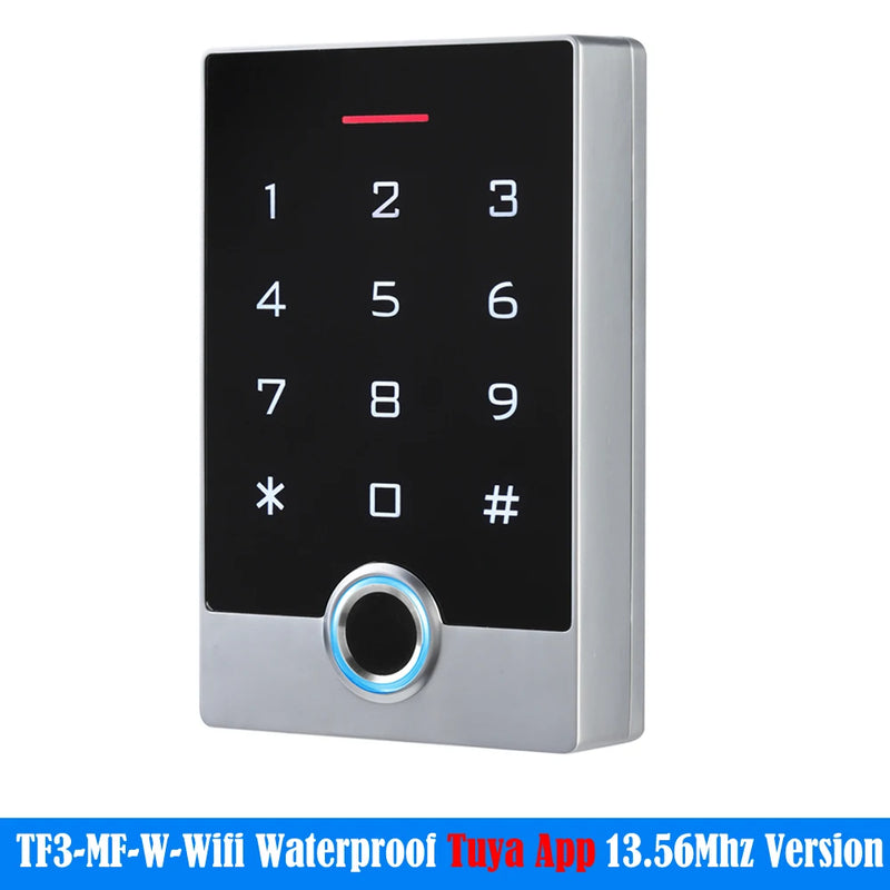 WIFI Tuya Smart Door Lock Waterproof Door Access Control System Standalone Keypad RFID Card Door Entry Access Controller