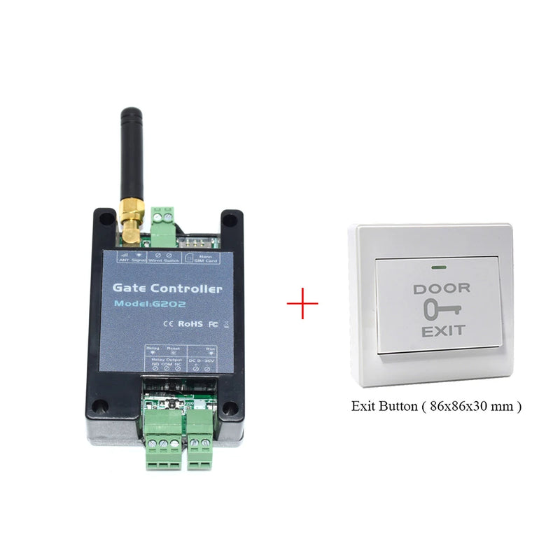 Din-rail GSM 4G Remote Controller G202 Single Relay Switch For Sliding Swing Garage Gate Opener ( Replace RTU5024 )