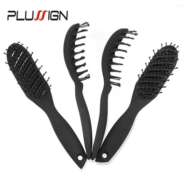 Salon & Home Use Anti Static Hair Brush Tangle Free Pocket Comb Hair Massage Scalp Brush Electric Ionic Styling Hairbrush