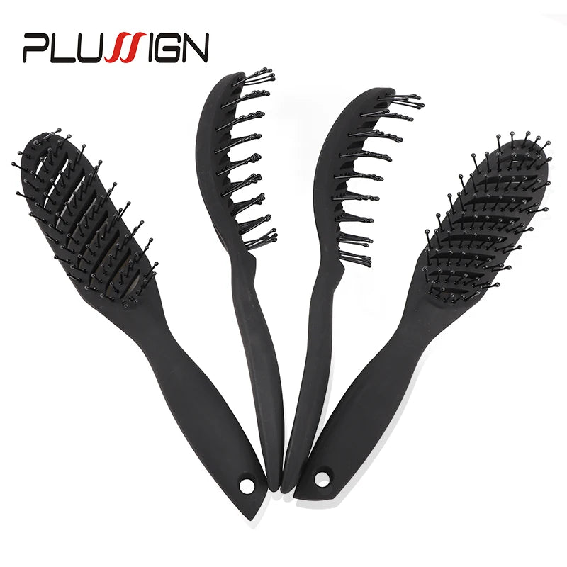 Salon & Home Use Anti Static Hair Brush Tangle Free Pocket Comb Hair Massage Scalp Brush Electric Ionic Styling Hairbrush