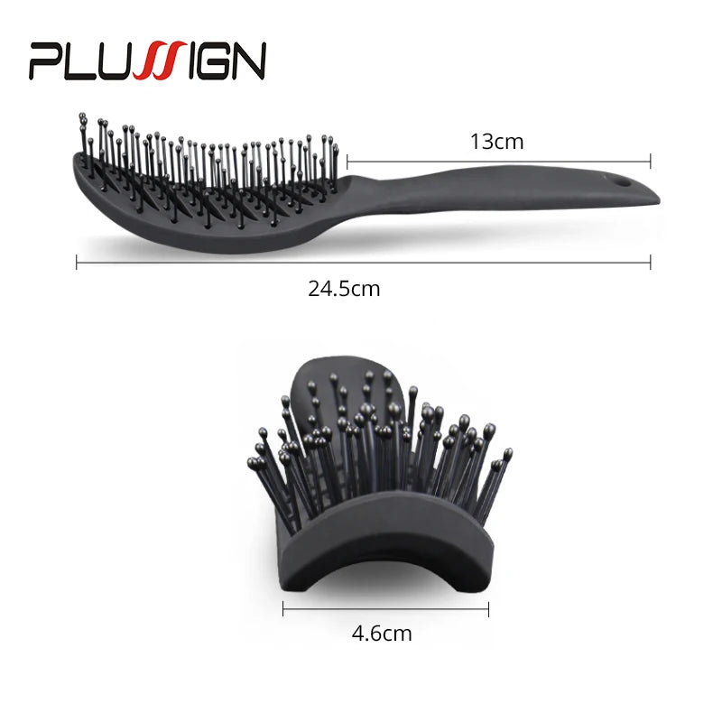 Salon & Home Use Anti Static Hair Brush Tangle Free Pocket Comb Hair Massage Scalp Brush Electric Ionic Styling Hairbrush