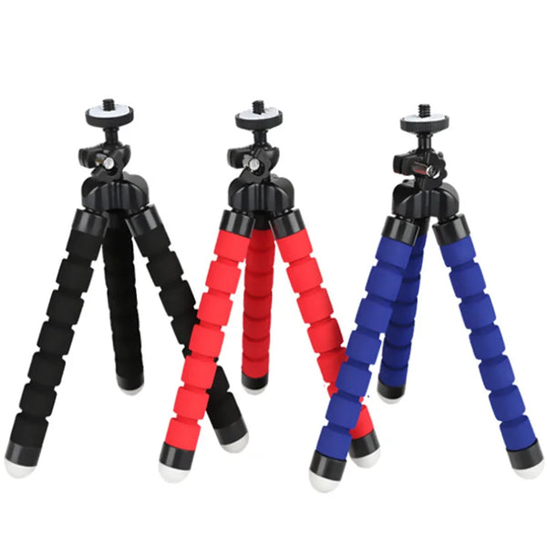 New Mini Flexible Octopus Tripod Camera Phone Tripod Stand 360 degree roating head universal for digital camera phone sports ACT