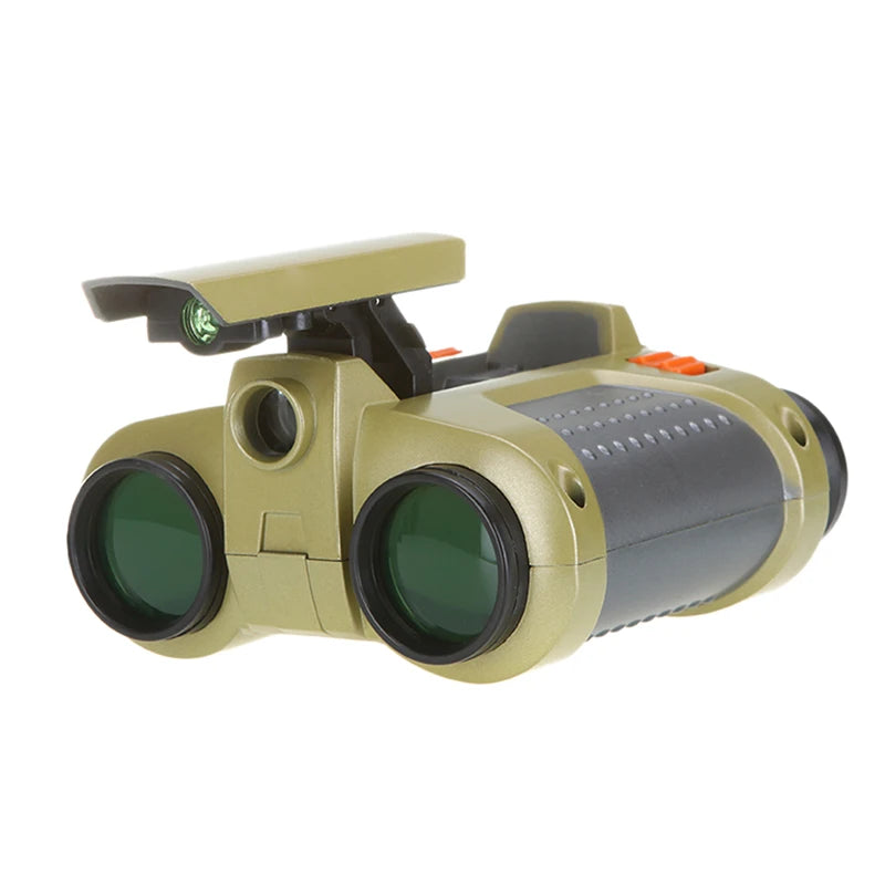 1pc Professional 4x30mm Night Vision Viewer Surveillance Spy Scope Binoculars Pop-up Light Hunting Telescope Scope Sports Living