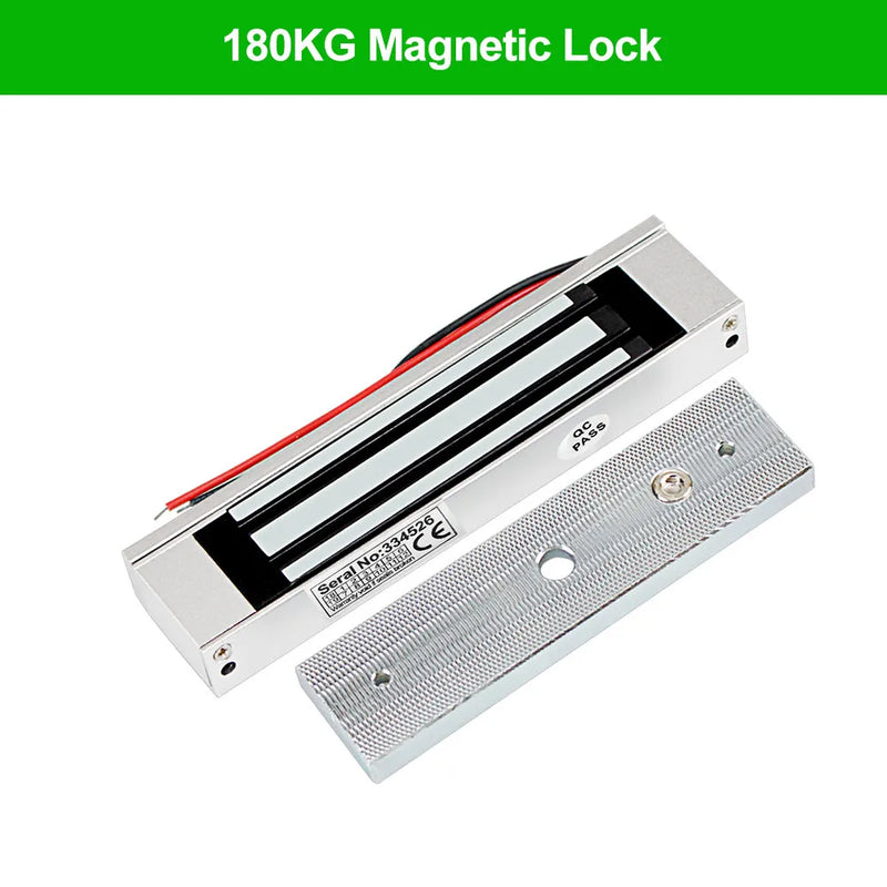 12V Electromagnetic Locks 180KG/350lbs Electric Magnetic Lock ZL U Bracket for Electronic Door Access Control System Waterproof