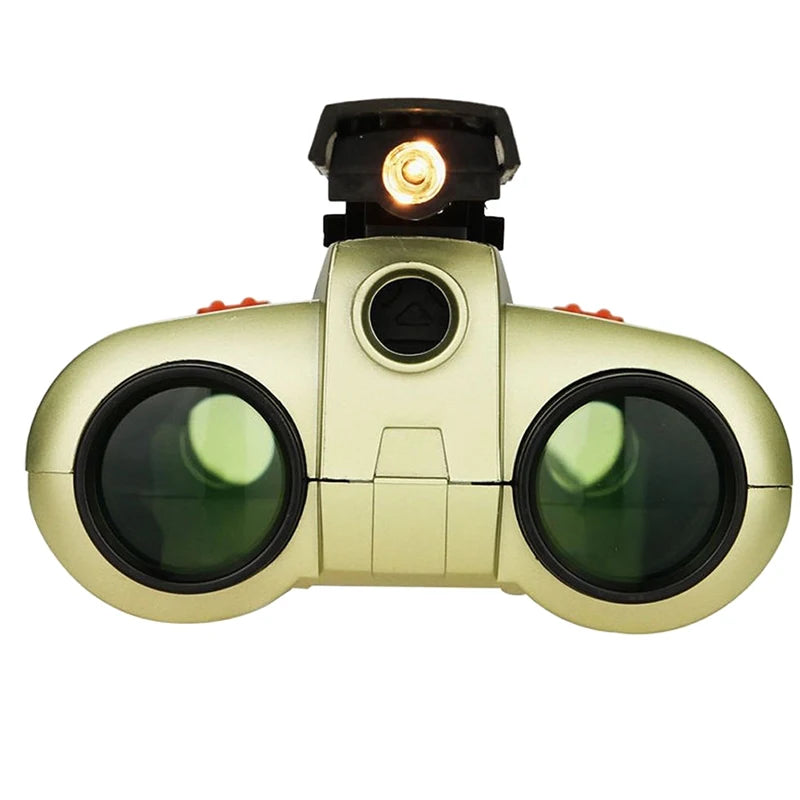 1pc Professional 4x30mm Night Vision Viewer Surveillance Spy Scope Binoculars Pop-up Light Hunting Telescope Scope Sports Living