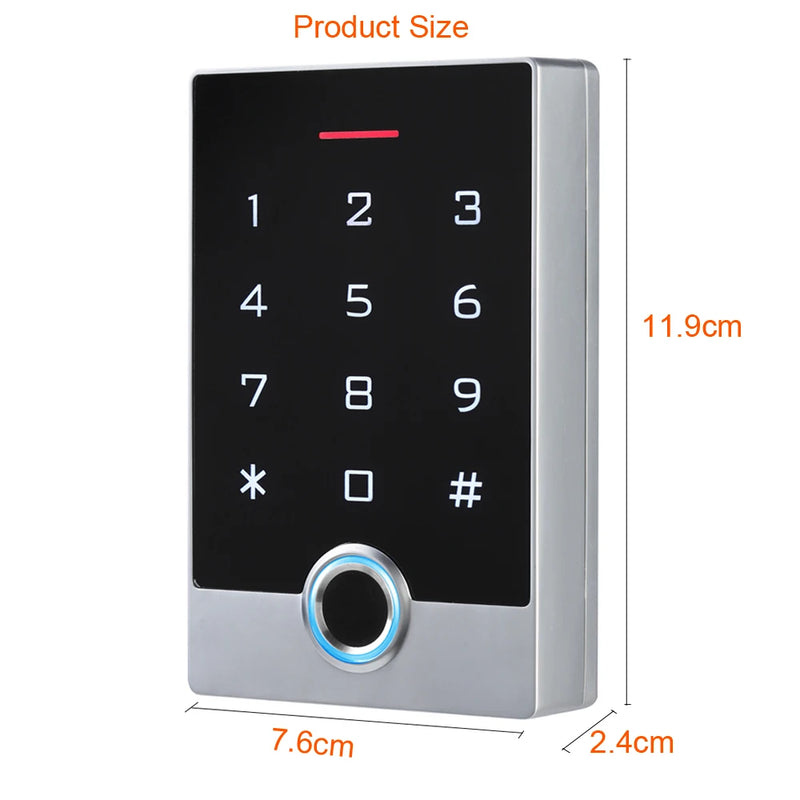 WIFI Tuya Smart Door Lock Waterproof Door Access Control System Standalone Keypad RFID Card Door Entry Access Controller