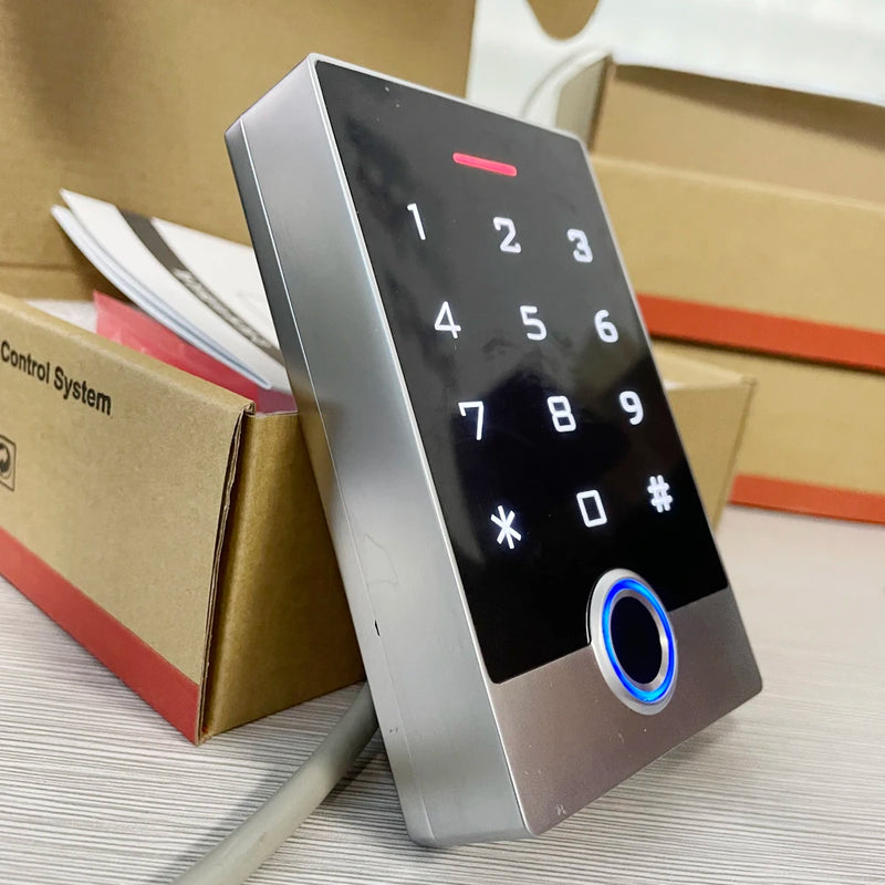 WIFI Tuya Smart Door Lock Waterproof Door Access Control System Standalone Keypad RFID Card Door Entry Access Controller