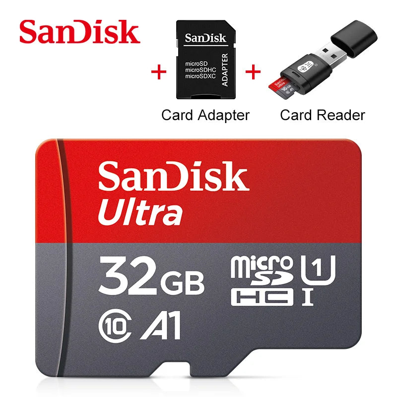 Genuine Sandisk Memory Card 128GB 32GB 64GB 256GB SD/TF Flash Card Mini SD 32 64 128GB TF CARD for Phone Speakers Robot