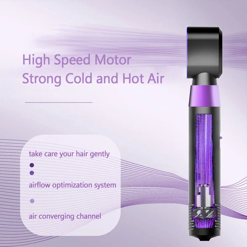 HATV 3 In 1 Electric Hair Dryer Hot Heating Hair Comb Wet Dry Hair Brush Curler Styling Tool Household