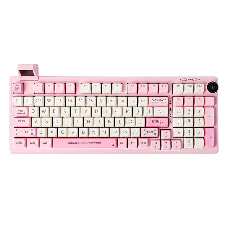 EPOMAKER RT100 97key 95% Bluetooth 5.0/2.4G Wireless/Wired Mechanical Keyboard Customizable Mini Display Gasket-mounted