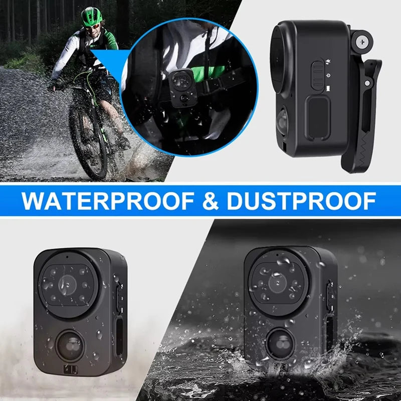 PD01 Waterproof Camera 1080P Pocket Cameras FHD Long Battery PIR Video Recorder Sport DV Bike Action Cam No Memory Card