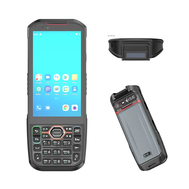 Rugged PDA Android 13 Hot-swappable Battery 6G+64G 2D Barcode Scanner 4G-LTE Wifi Bluetooth GNSS 5200mAh