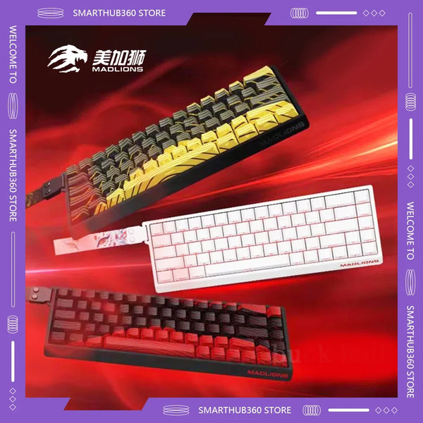 VGN VXE MADLIONS Madcatz Mad60/68HE Mechanical Keyboards Switch 8K Polling Rate Hot Swap Low Delay Customize Gaming Keyboard