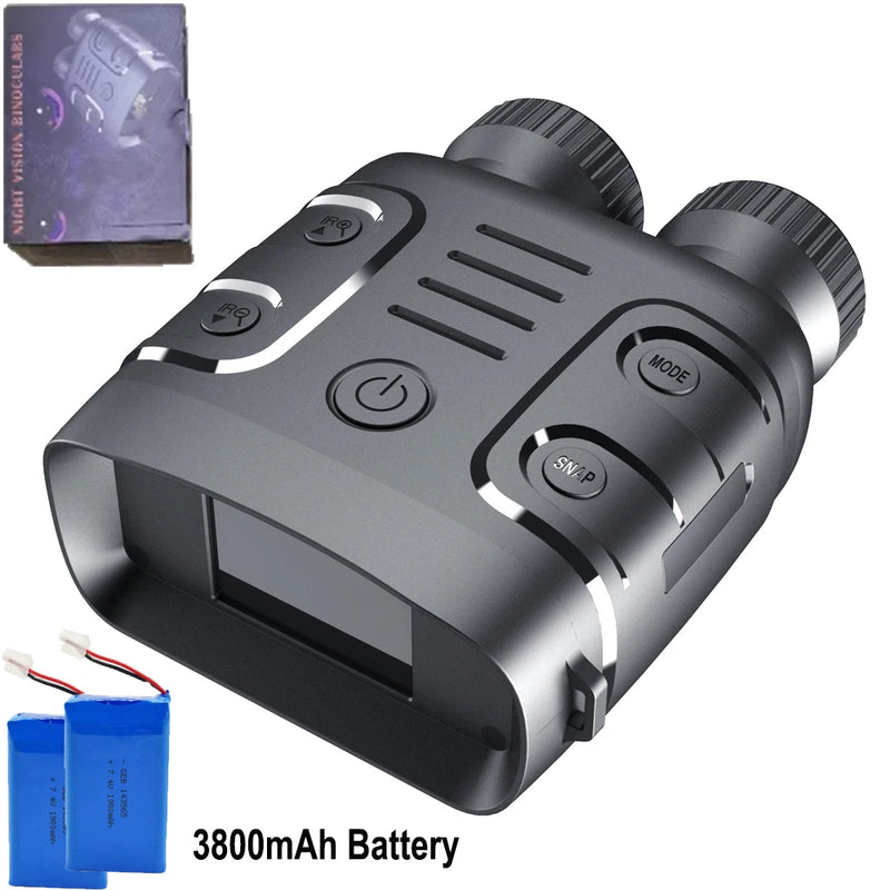 1080P 5X Digital Zoom Binocular 984Ft 7-Level Infrared Night Vision Telescope With 3800mAh Battery for Outdoor Hunt Camp Boat