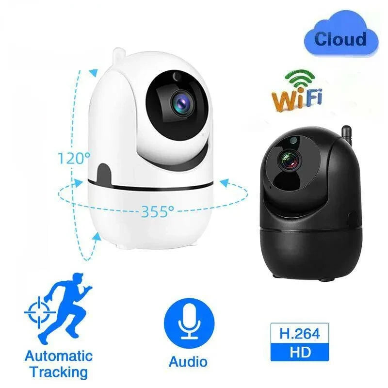 V380PRO Smart Video Surveillance Camera 1080P Cloud IP Camera Auto Tracking Network Wireless WiFi Camera CCTV