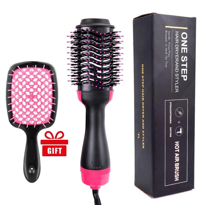 One-Step Volumizer Hair Dryer And Hot Air Brush 4 In 1 Hair Dryer Brush Blow Dryer Brush In One Ceramic Coating Hot Air Brush