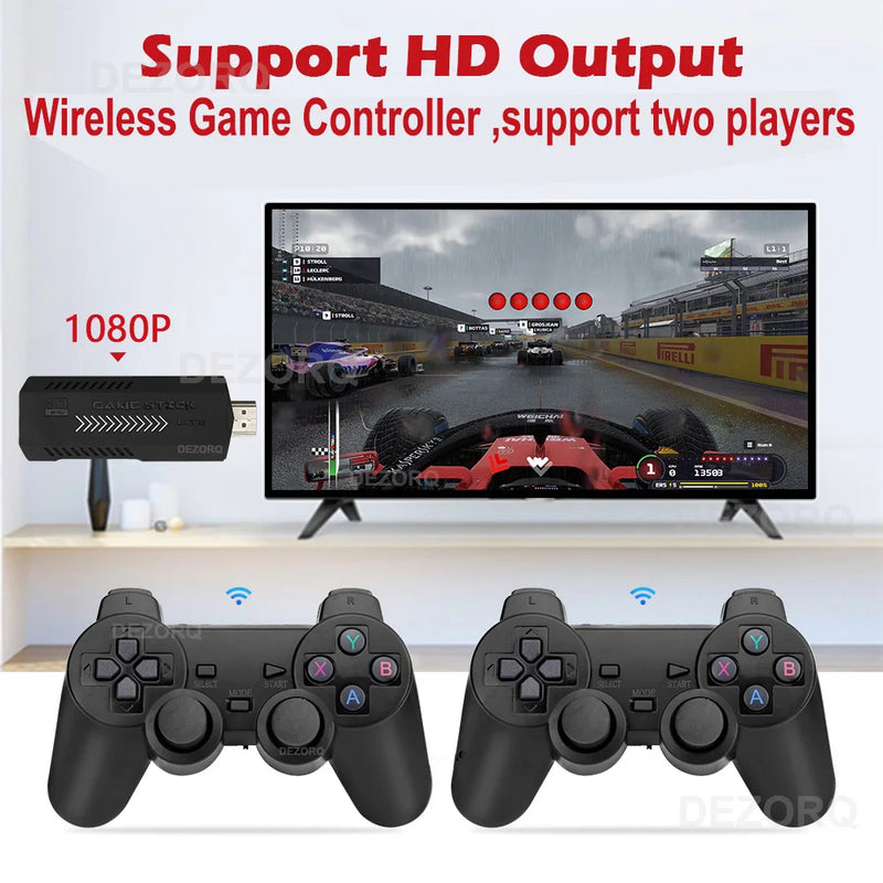 X2 Plus Game 4K GD10 Pro 128G 40000+ Games 3D HD Retro Video Game Console Wireless Controller TV 40 Emulator For N64 PSP Arcade