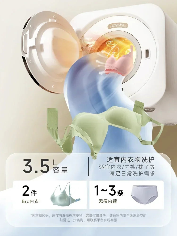 mini fully automatic washing machine Underwear  integrated sock washing machine drum type portable washing machine