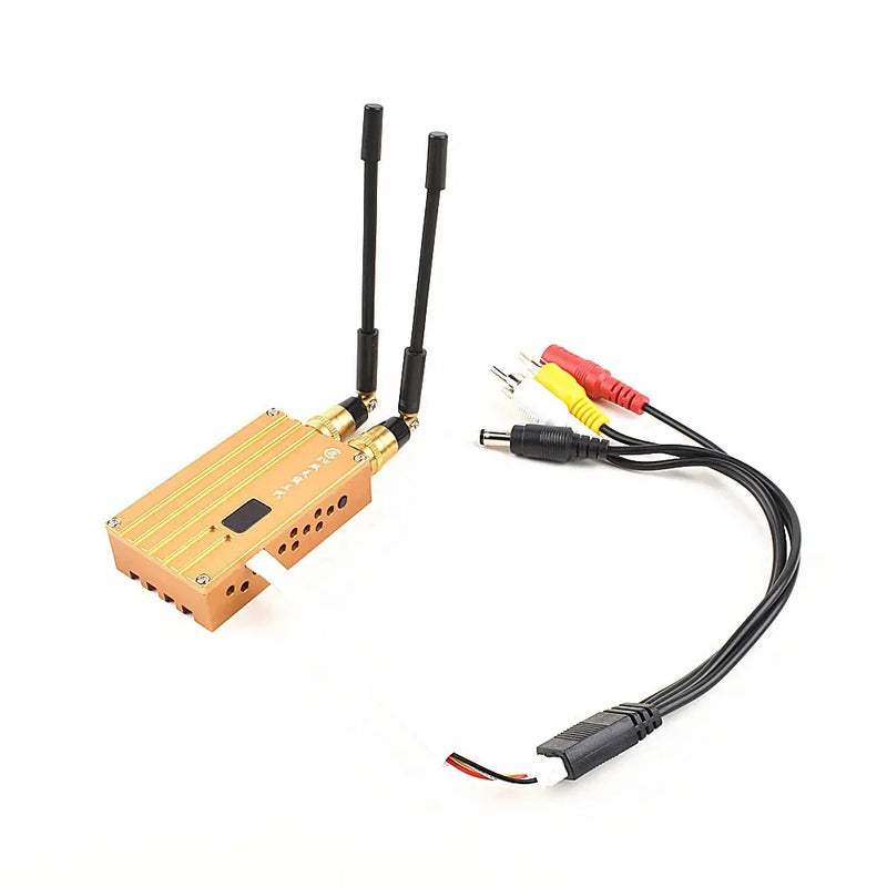 40km 1.2Ghz 1.3Ghz FPV UAV Video Transmitter and Receiver with 8W Drones Video Link 8 Channels