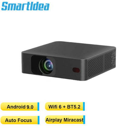 Smartldea Portable LED Projector 720P Android 9.0 Mini Smart Home Cinema Proyector Digital Video Game Beamer