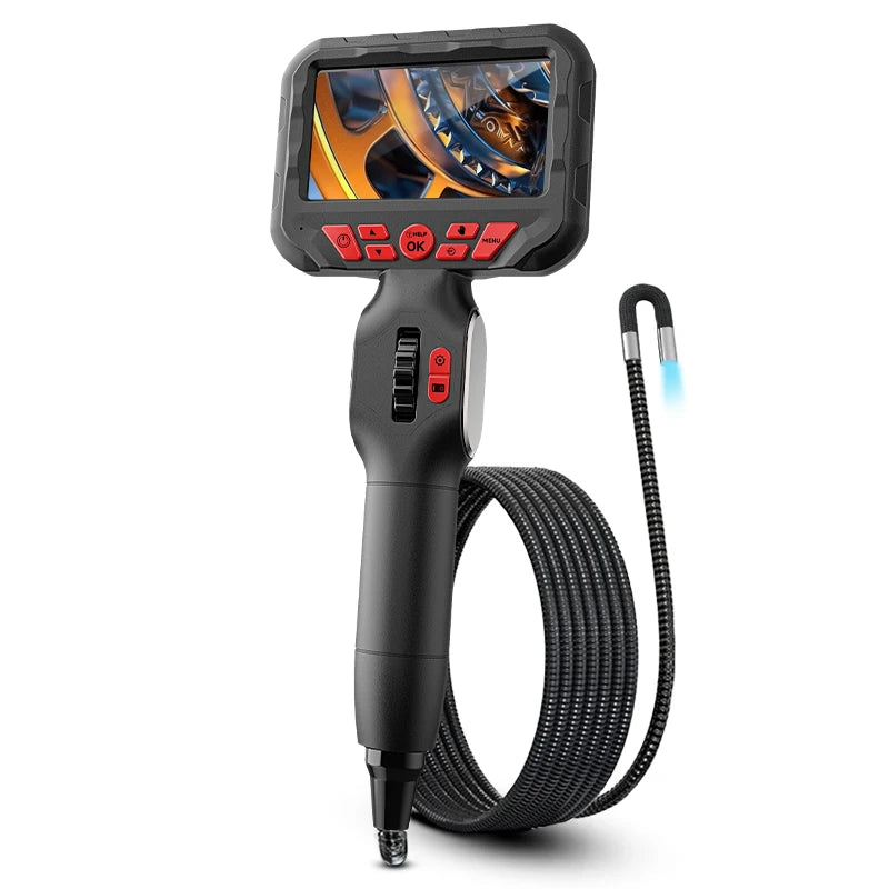 360 ° rotating 1080P HD 4.3-inch screen 3.9/6mm lens Industrial endoscope pipeline visual detection instrument engine inspection