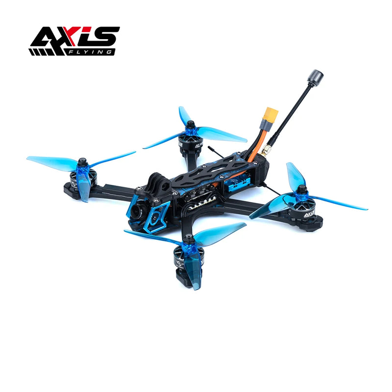 Axisflying Manta5 SE FPV Drone Kit Squashed-X Frame AE227-1960KV Motor with GPS for Cinematic Freestyle Long Range Drone