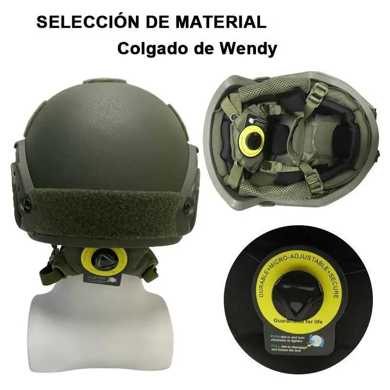 Fast HDPE NIJ IIIA High Cut Ballistic Helmet 2 Generation high-grade lining UHMW-PE Ballistic 3A Bulletproof Helmet