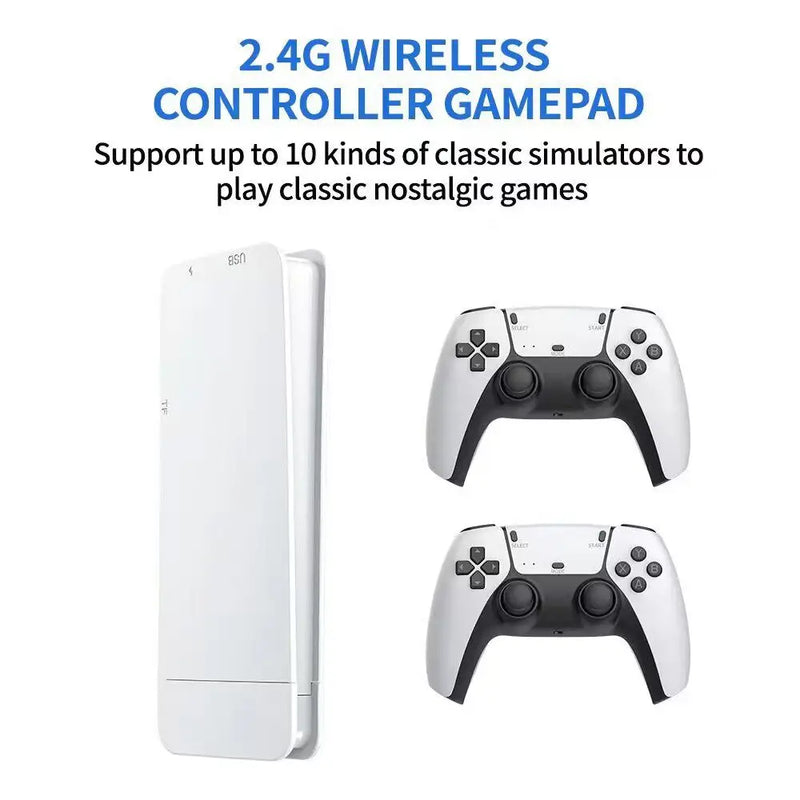 M15 Game Stick Mini Retro Video Game Console Built-in 20000 Games Wireless Gamepads 8K Video Game Controller Support 2 Player