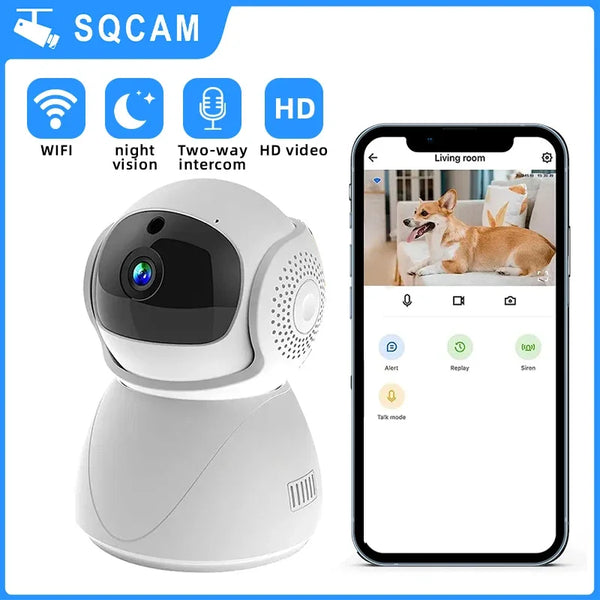 1080P HD wifi home surveillance camera 2.4G/5G cctv camera for home Remote Network Wi-fi surveillance camera Night Vision