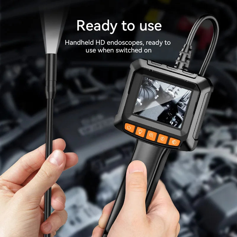 Handheld Waterproof Detection Camera Sewer Camera with 2.4" LCD Screen IP67 HD Endoscope Inspection Camera For Sewer Drain