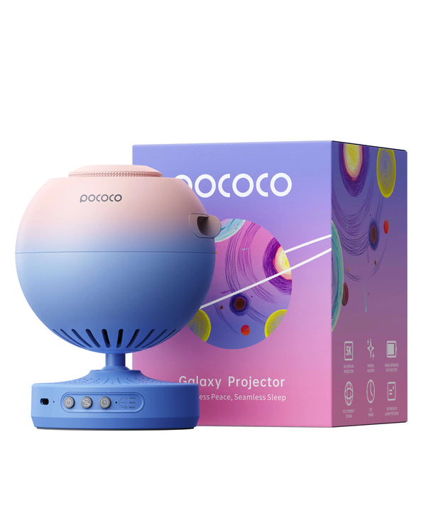 POCOCO Galaxy Projector Galaxy Light Projector Star Projector Night Light Lamp with High-Definition Soft Light for Children's