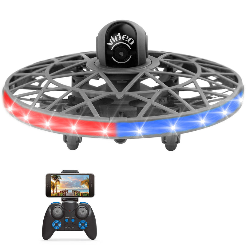 RC Drone UFO Induction 720PCamera 2.4G Children Aircraft Colorful Lights Remote Control Aerial Photography UAV Flying Machine