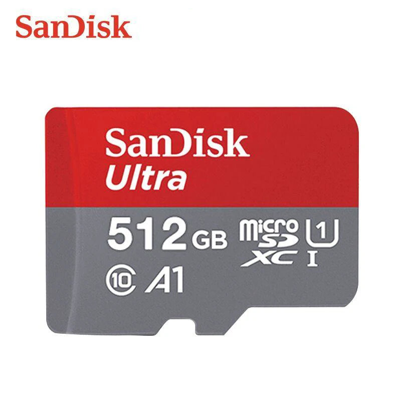 100% Sandisk Micro TF SD Card 1TB 32GB 64GB 128GB 256G 512GB Memory for switch Game console Video Monitoring Smart phone Drones