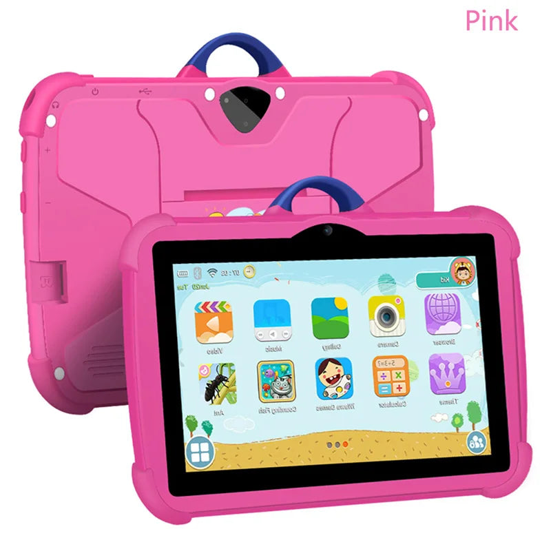 New 7 Inch 5G WiFi Tablet Pc for Children's best Gifts Android Kids Game Educational Learning Tablets Quad Core 4GB RAM 64GB ROM