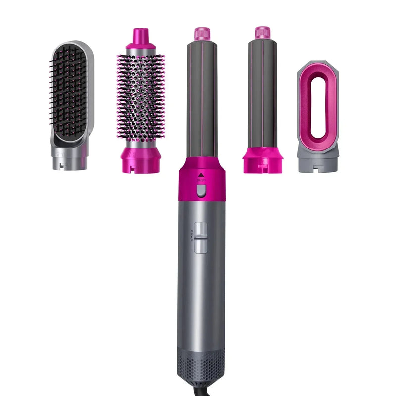 Multi Functional 5-in-1 Electric Hair Brush Dyson Airwraps Hair Dryer Brush Hot Air Comb Straight Hair Brush Curling Iron