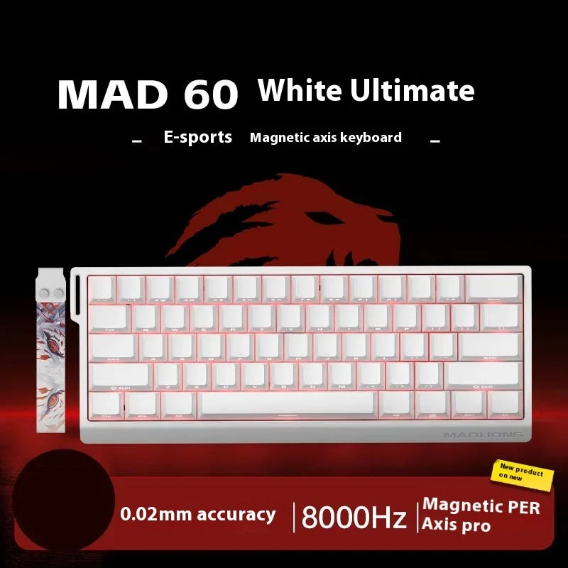 MADLIONS MAD 60HE/68HE Magnetic Switch Keyboard Rapid Trigger Wired Gaming Keyboard Hot Swap Customized Keyboard Gamer Accessory