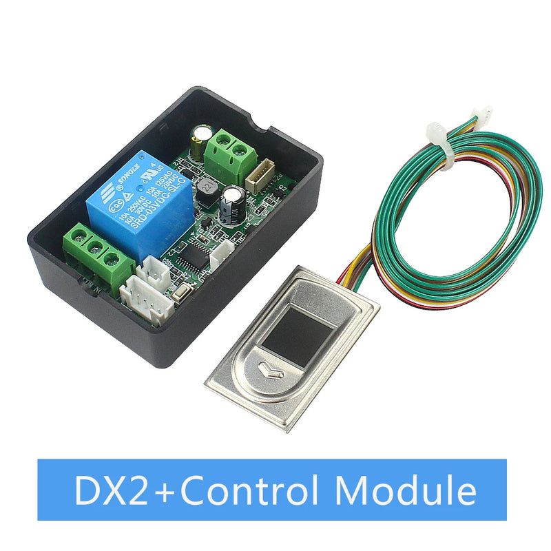 Access control fingerprint control board 7-30V fingerprint recognition relay module electric lock door lock controller