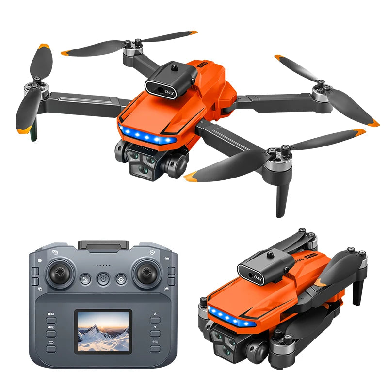 P18 New RC Drone Dual 4K camera drone obstacle avoidance quadcopter electronically controlled professional Drone Kid Gift Toys