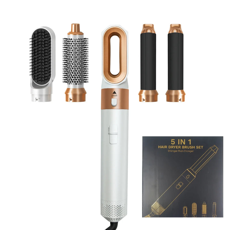 High Speed 5 in 1 Hair Dryer Electric Hair Brushes Set Hot Air Comb for Dyson Airwrap Curling Iron Hair Curler Styling Tools