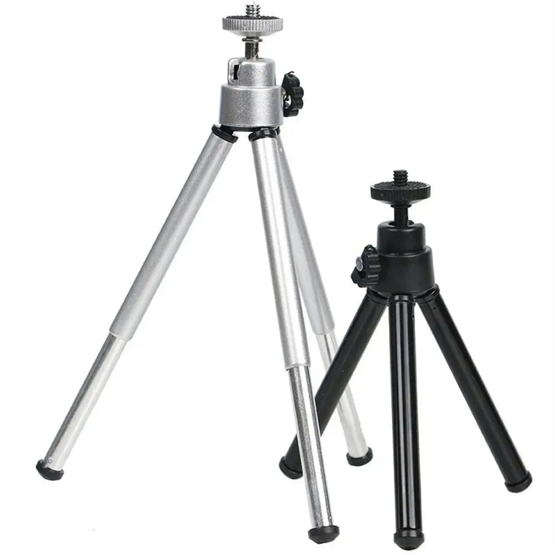 Metal Aluminum Alloy Projector Tripod Stand Holder 2 Section Mini Tripod Mobile Phone Tripod Camera Tripode Table Tripod