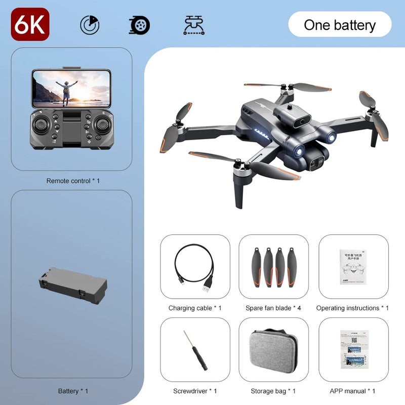 Drone Flying S1S Brushless Aerial Photography Drone HD Photography Quadcopter Brushless Motor RC Aircraft Drone