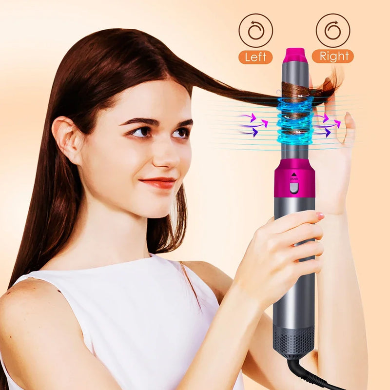 High Speed 5 in 1 Hair Dryer Electric Hair Brushes Set Hot Air Comb for Dyson Airwrap Curling Iron Hair Curler Styling Tools