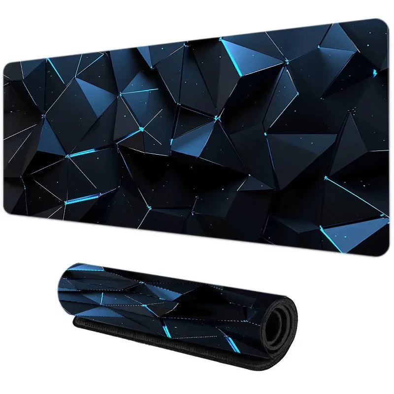 Large Geometric Pattern Gaming 3D Mouse Pad Cool Computer Office Game Table Mats New XXL Rubber Anti-slip Long Keyboard Desk Mat