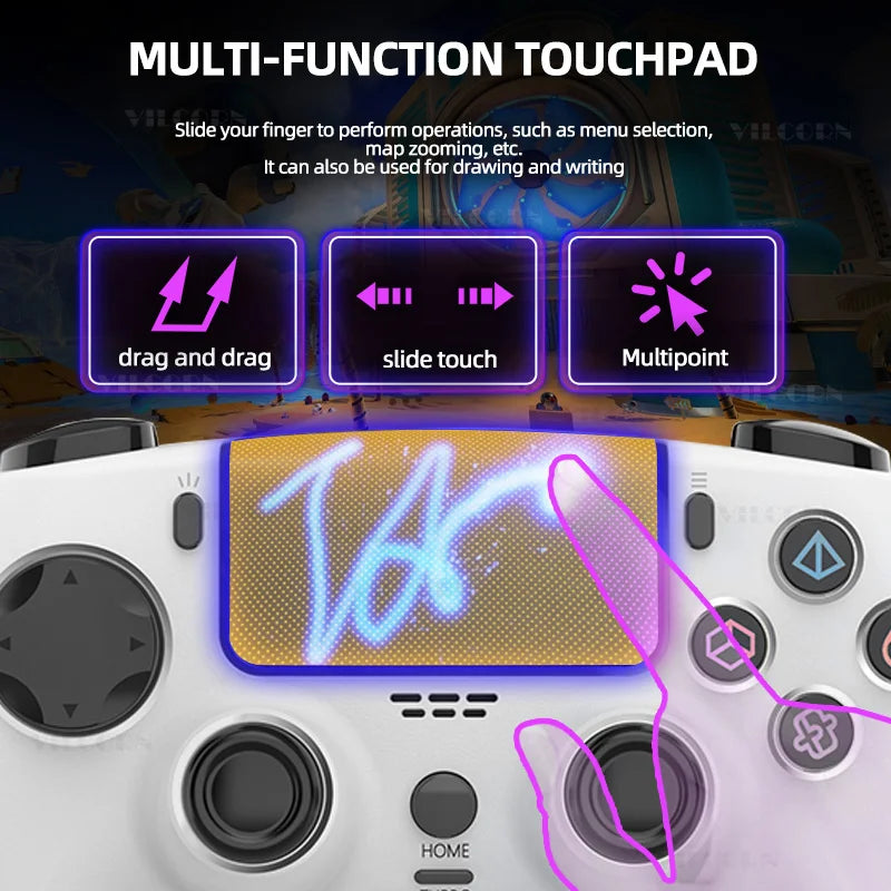 Wireless Gamepad For PS5 Controller For playstation 5 DualSense PS4/PS3 PC Gaming Controller with Vibration/Multi Touch Joystick