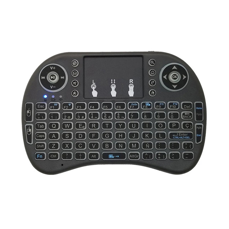 i8 Mini Wireless Battery Keyboard 2.4GHz English Language Air Mouse With Touchpad Handheld for Laptop Android TV Box PC